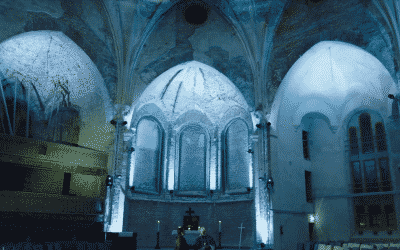 «EL CIELO DE NARVA» MAPPING 3D EN UNA CATEDRAL DE ESTONIA.