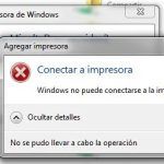 Problemas de conexión con mi impresora.