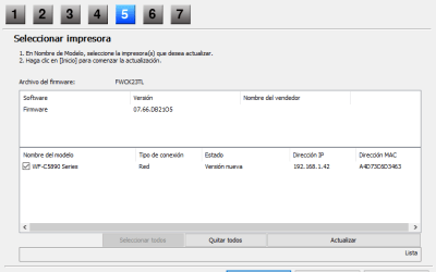 ¿Cómo actualizar el firmware de mi impresora EPSON?